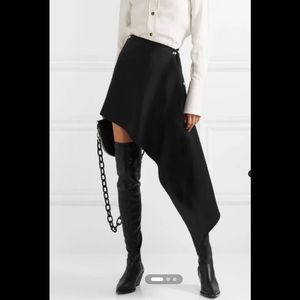 Regular Fit elegant solid skirt
